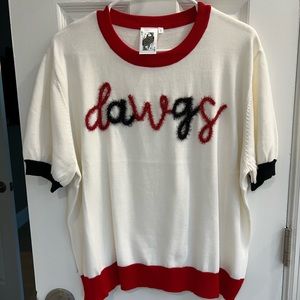 NWOT Queen of Sparkles DAWGS sweater